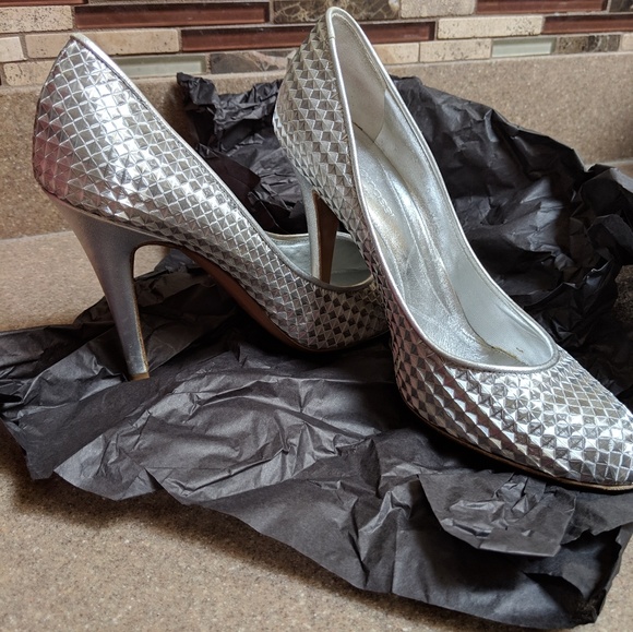 Sergio Rossi Shoes - Sergio Rossi silver heels